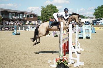 First place for Tabitha Kyle in the Blue Chip Pony Newcomers Second Round at Wales & West Home Pony Show